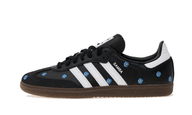 Adidas Samba Light Blue Floral Core Black