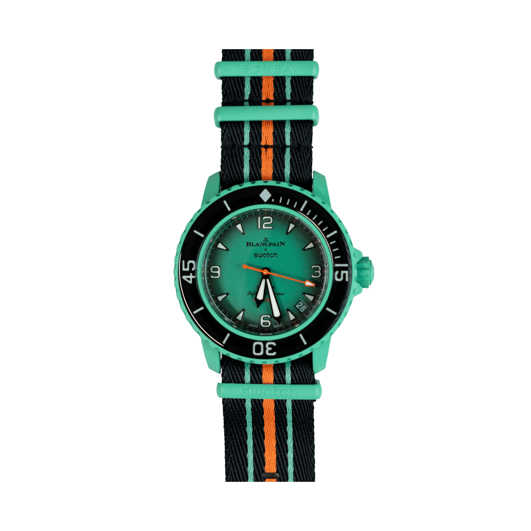 Blancpain x Swatch Scuba Fifty Fathoms "Indian Ocean (SO35I100)"