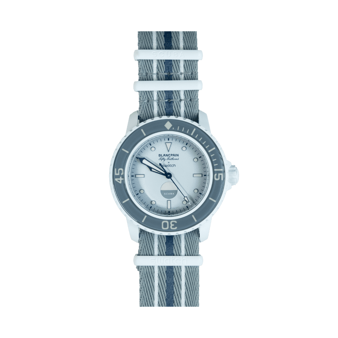 Blancpain x Swatch Scuba Fifty Fathoms "Antarctic Ocean (SO35S100)"