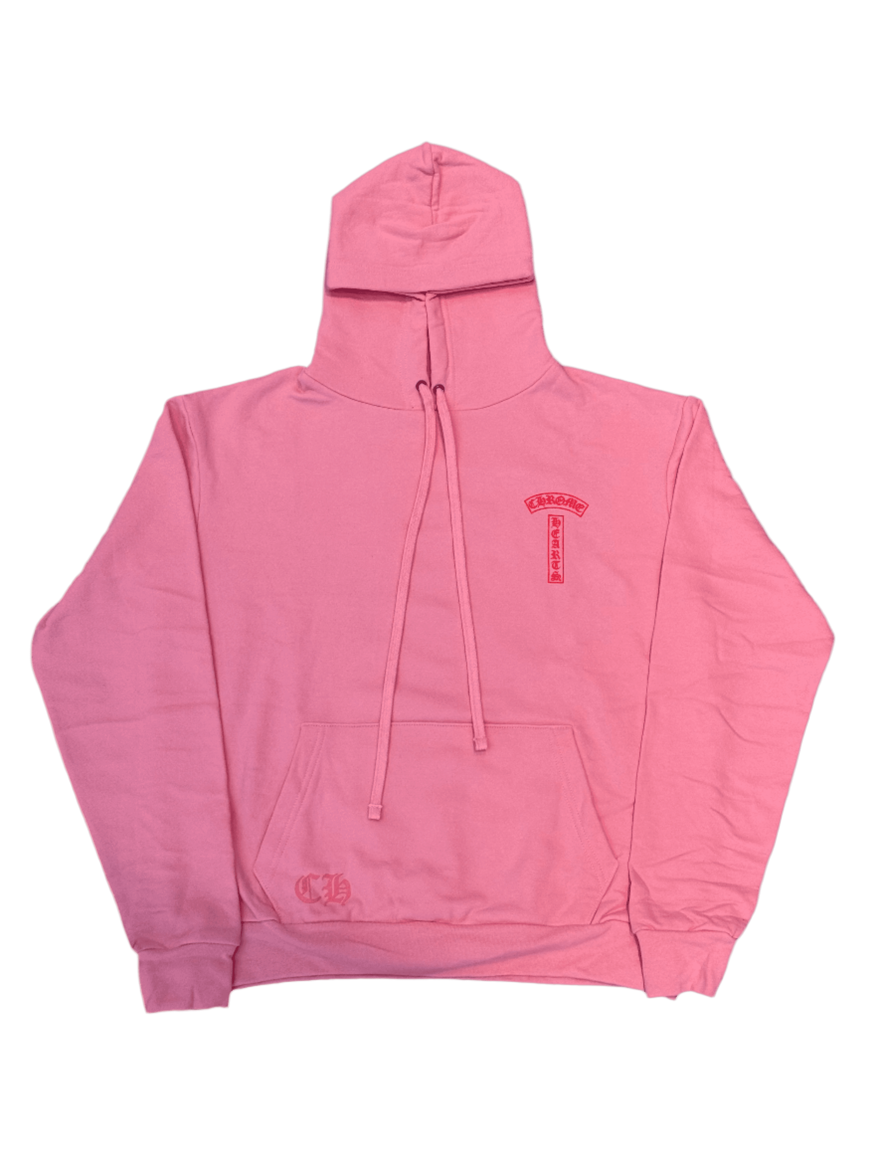 Chrome Hearts T Logo USA Hoodie "Pink"