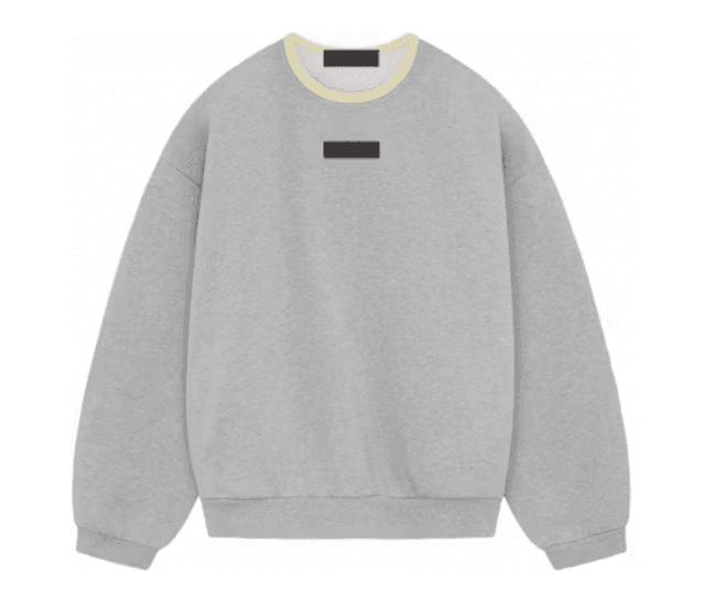 Fear Of God Essentials Kids Sweatshirt Light Heather Grey