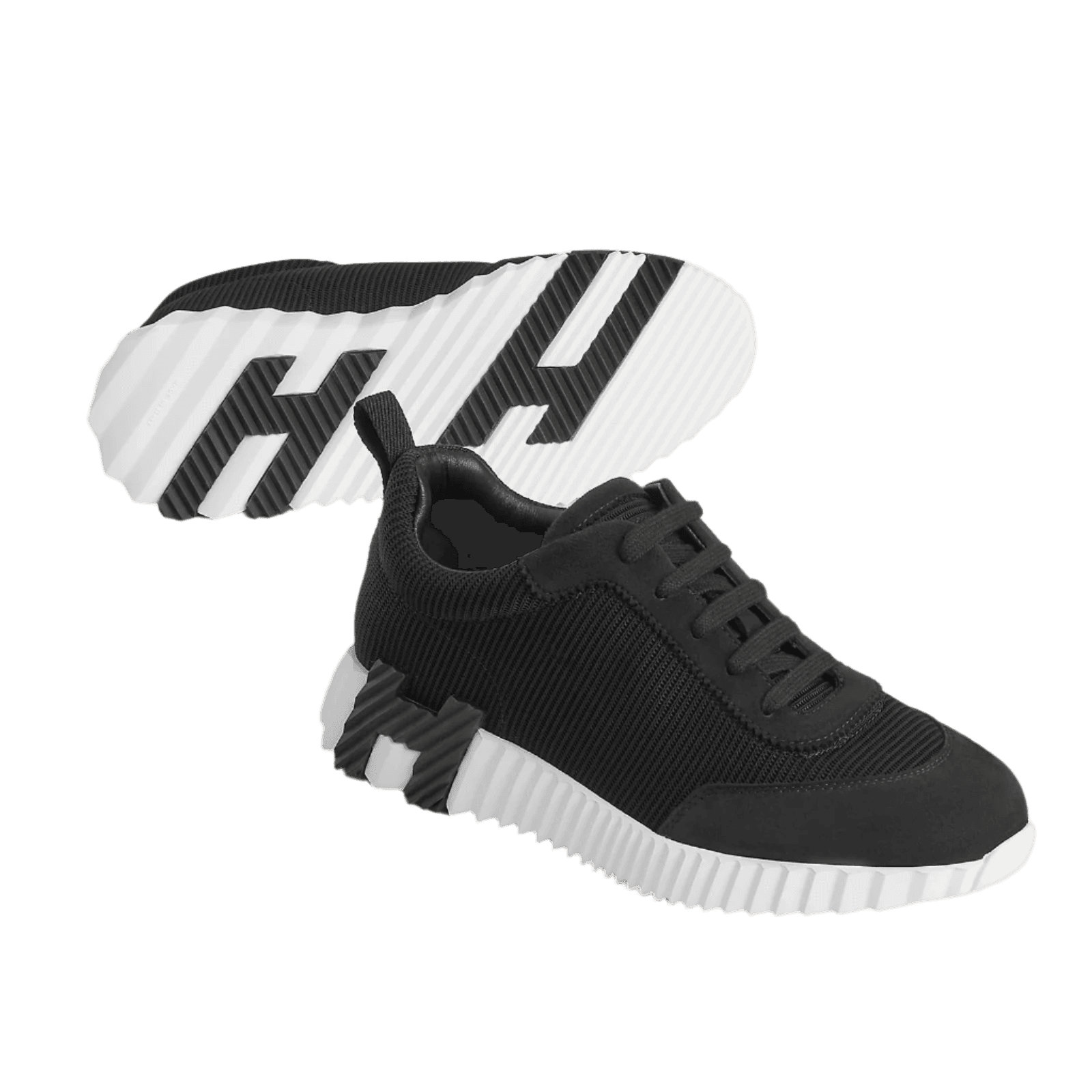 Hermes Bouncing Sneaker "Black White"