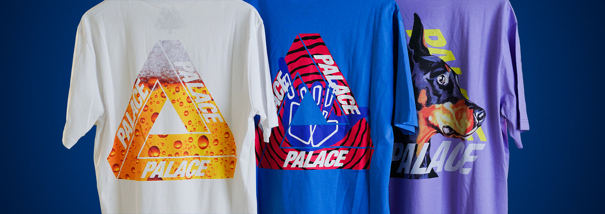 Palace Tri-Ferg Colour Blur T-shirt White