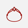 Wecord Red Clover Cord Bracelet