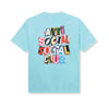 ASSC Torn Pages Of Our Story T-shirt Blue