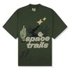 Broken Planet Space Trails Olive Green T-Shirt