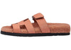 Hermes Chypre Sandals "Furry Pink Suede"