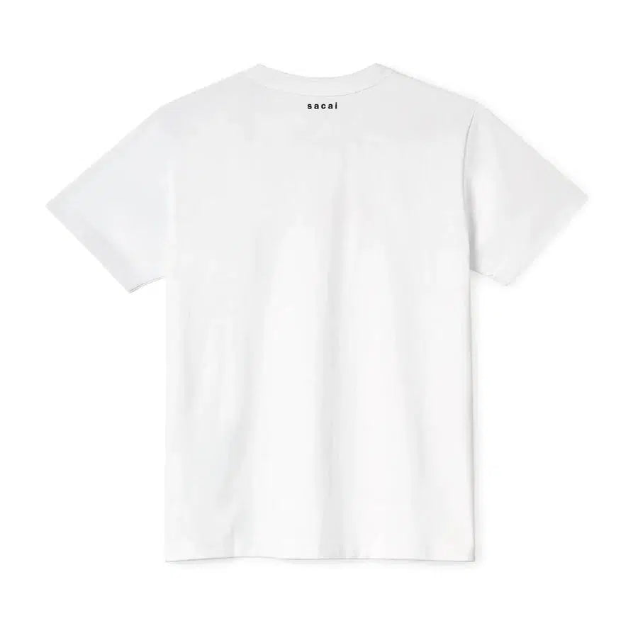 Kaws x Sacai Flock Print T-shirt White/Red – Mad Kicks