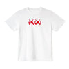 Kaws x Sacai Flock Print T-shirt White/Red