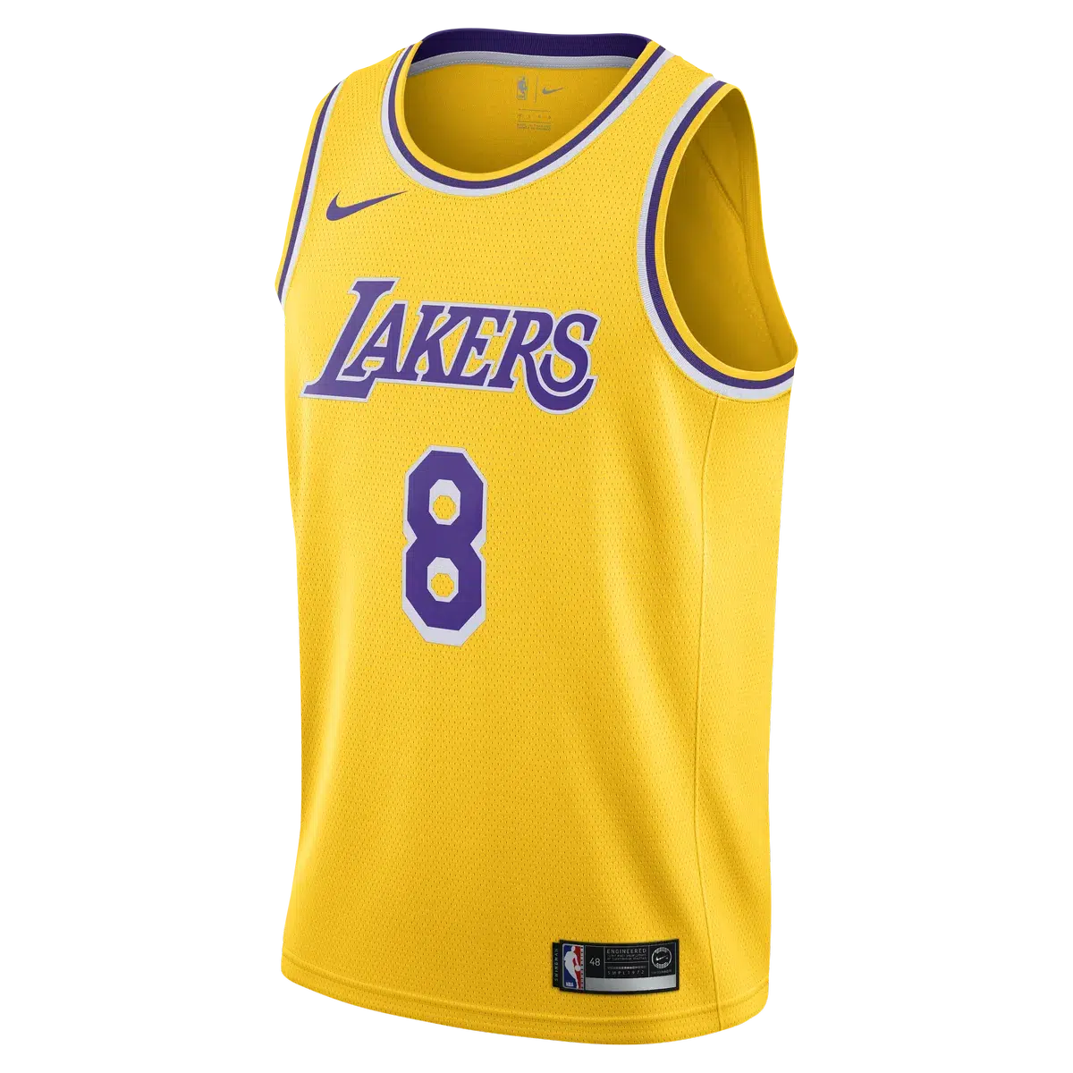 Nike, Shirts, Nike Kobe Bryant Los Angeles Lakers Swingman Jersey 8  Stitched Nba Basketball