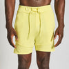 RZIST NEVER SETTLE MEN'S COMPETITION BOARD SHORTS CANARY YELLOW