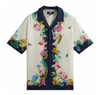 Kith X New York Botanical Garden Pinstripe Floral Thompson Shirt Silk