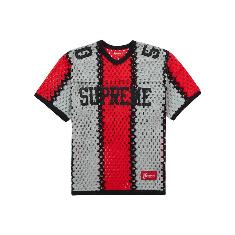 Supreme Crochet Football Jersey Black – Mad Kicks