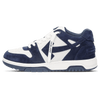 Off-White Out Of Office OOO Low Tops Navy Blue Suede