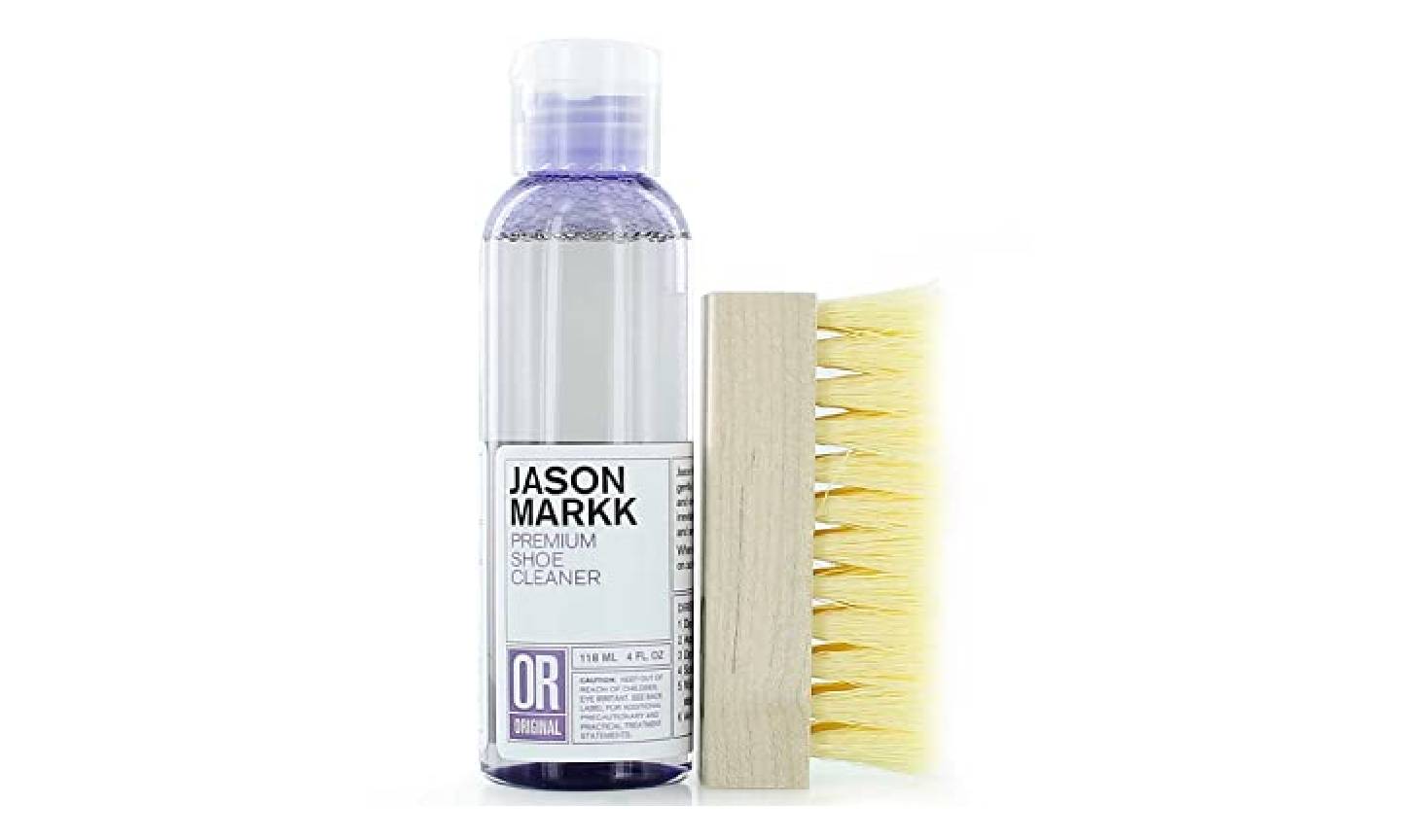 White Jason Markk 4oz Premium Cleaning Kit