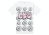Kaws X CDG Pink Logo T-Shirt