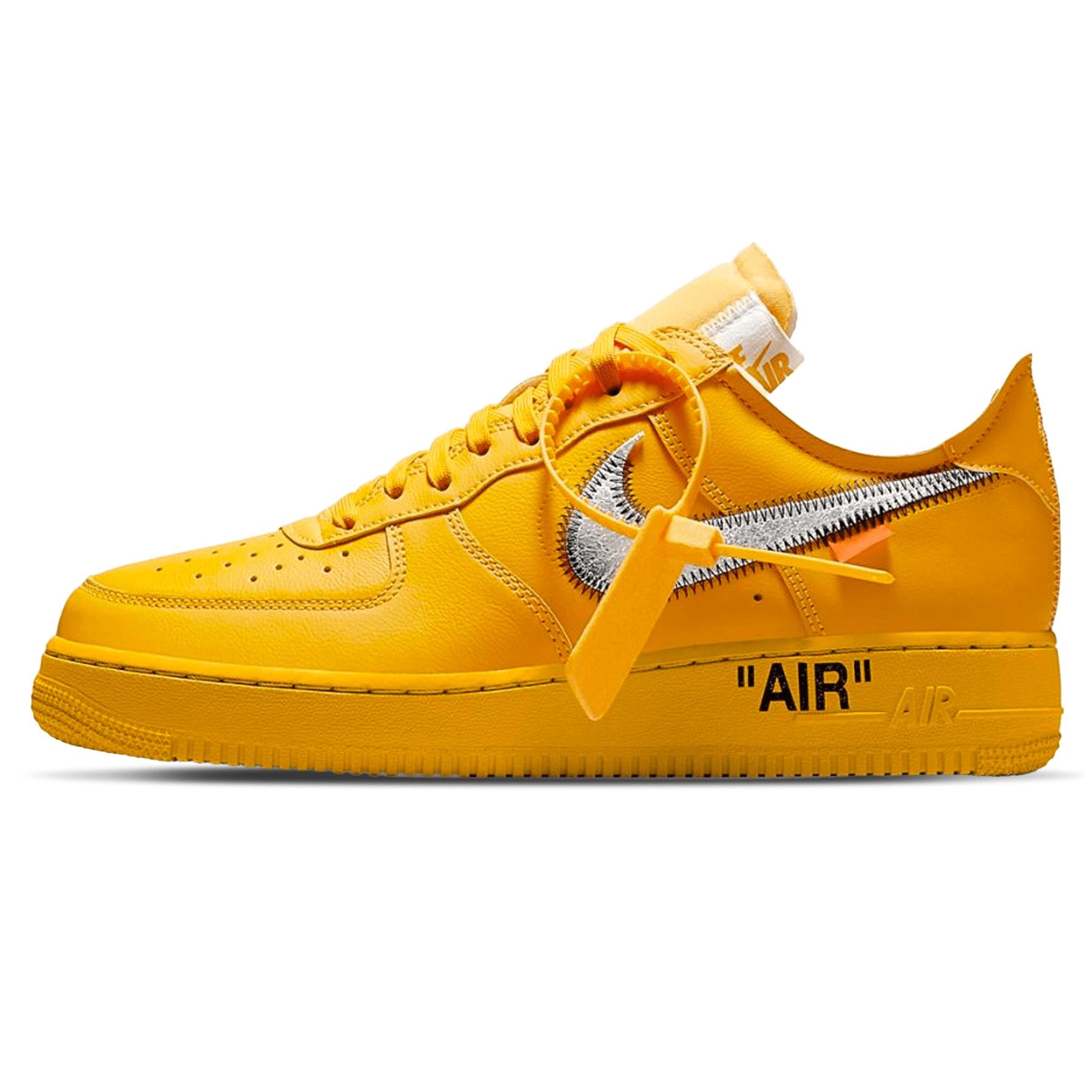 New Look At The Off-White x Nike Air Force 1 University Gold