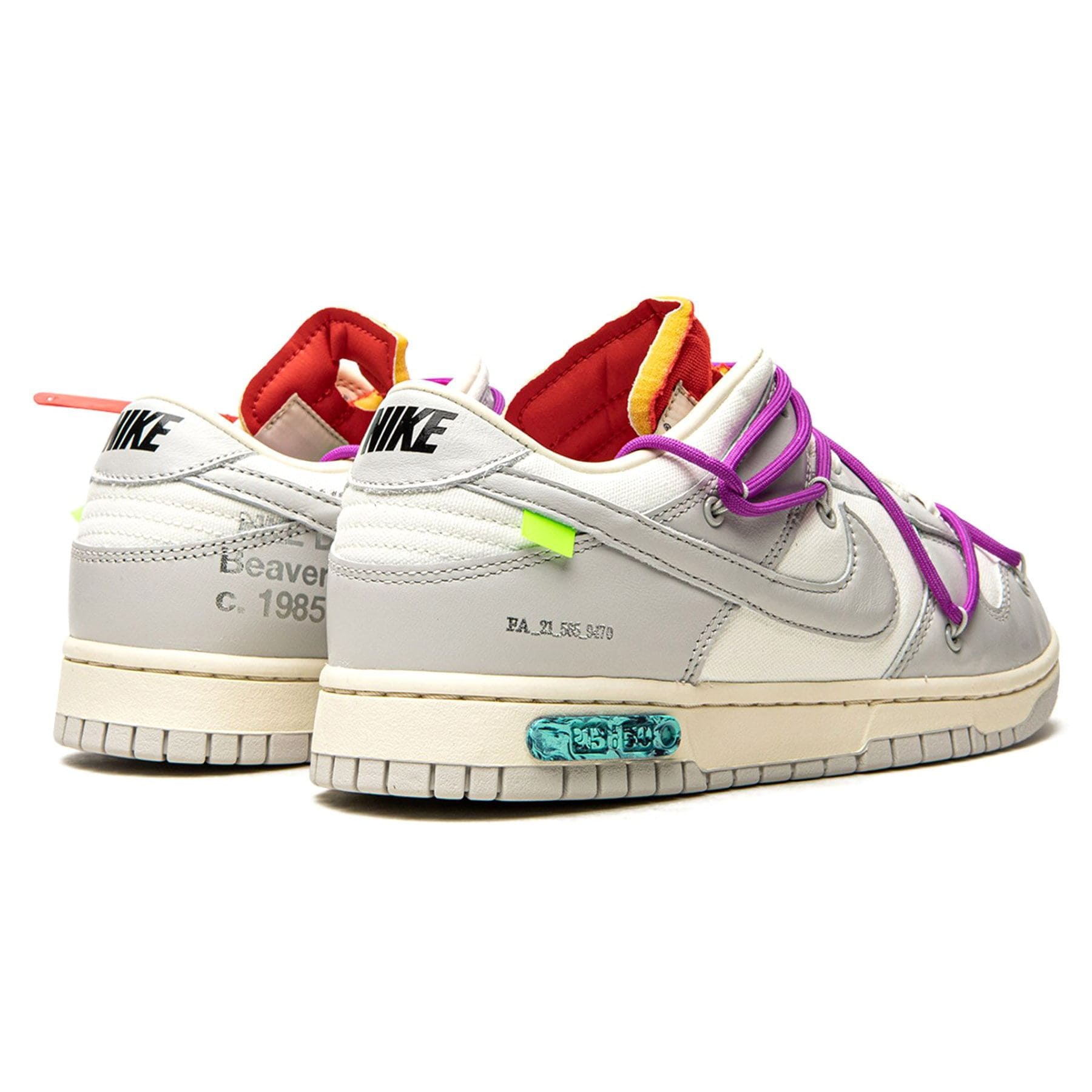 27.5cm Nike × off-white DUNK LOW lot 45