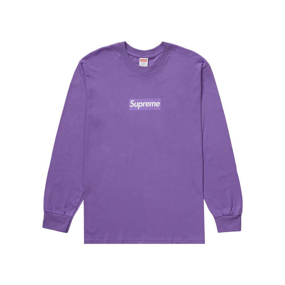 Supreme Box Logo L/S Tee Purple – Mad Kicks