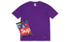 Supreme Hanes Tagless T-Shirts (2 Pack) Purple
