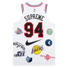 Supreme Nike/NBA Teams Authentic Jersey "White"