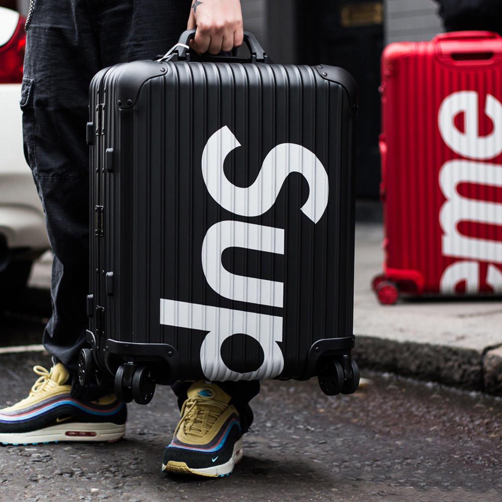 Supreme x RIMOWA Topas Multiwheel 45L Suitcase