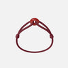 Wecord Red Soho Cord Bracelet